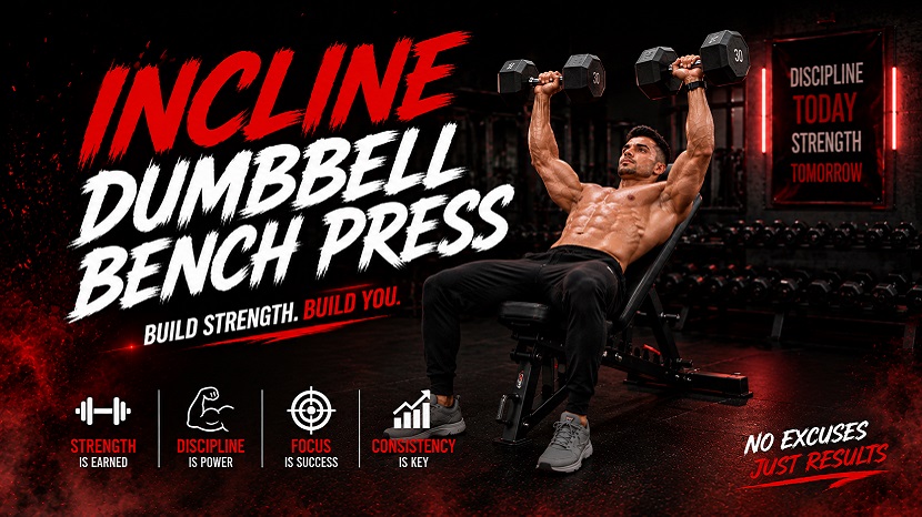 Incline Dumbbell Bench Press - Form, Benefits and Guide