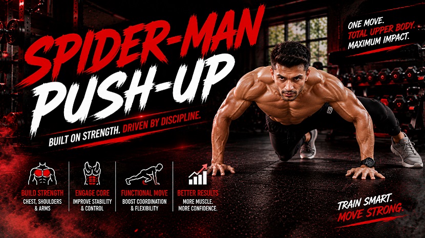 Spiderman Push Up - Chest Workout Guide and Benefits