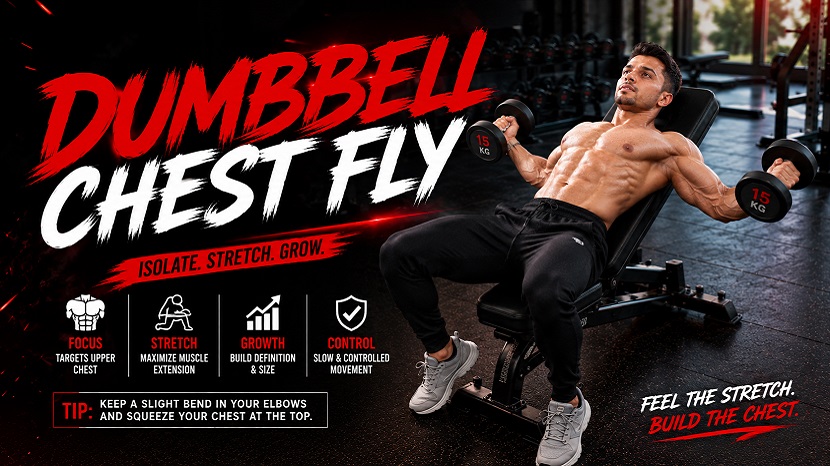 Dumbbell Chest Fly - Proper Form, Benefits and Variations