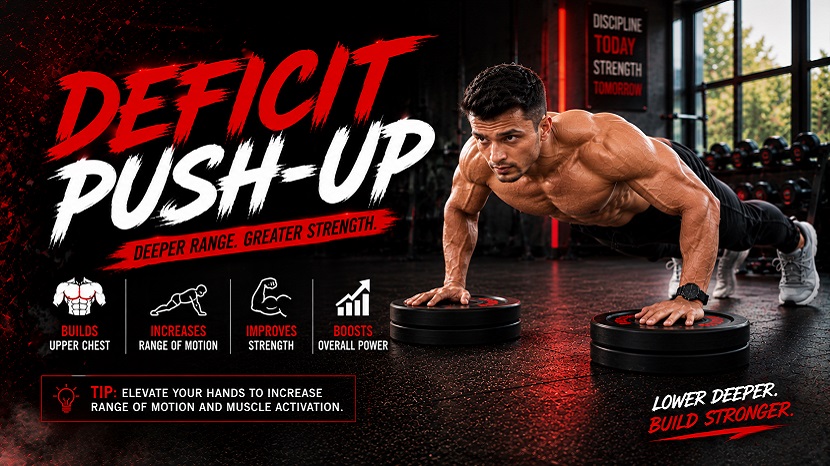 Deficit Push Ups - Chest Workout for Greater Gains