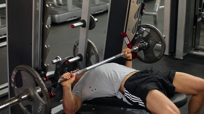 Smith Machine Chest Press