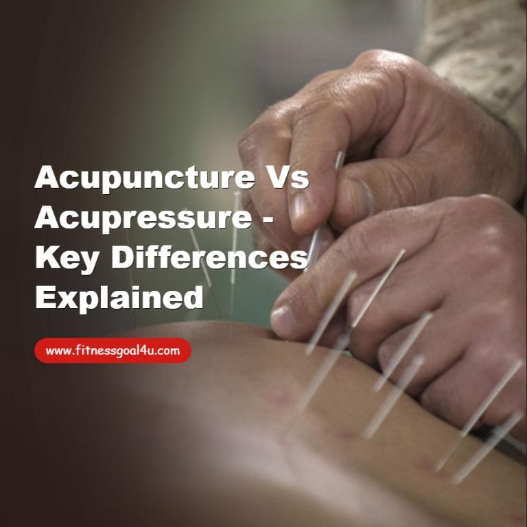 Acupuncture vs Acupressure