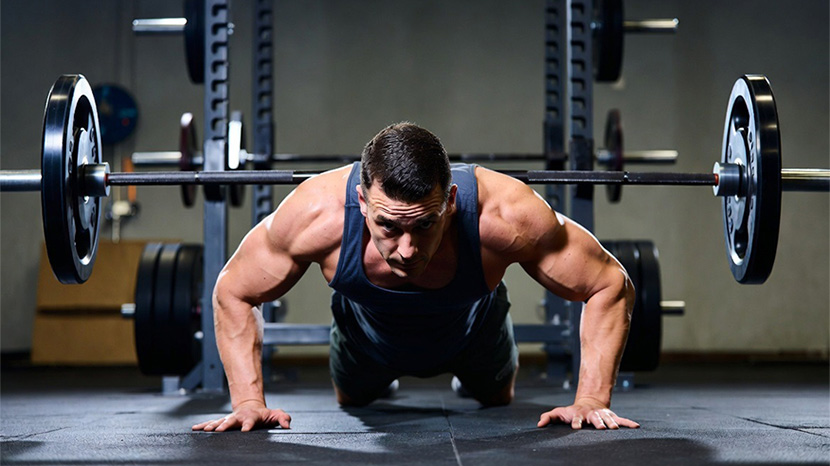 What is Bear Plank Chest Press?