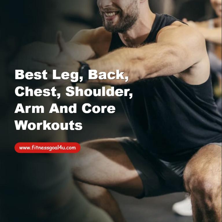 Best Leg, Back, Chest, Shoulder, Arm and Core Workouts